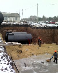 Монтаж Резервуарного парка Агракомплекса Мансурово Курская обл.