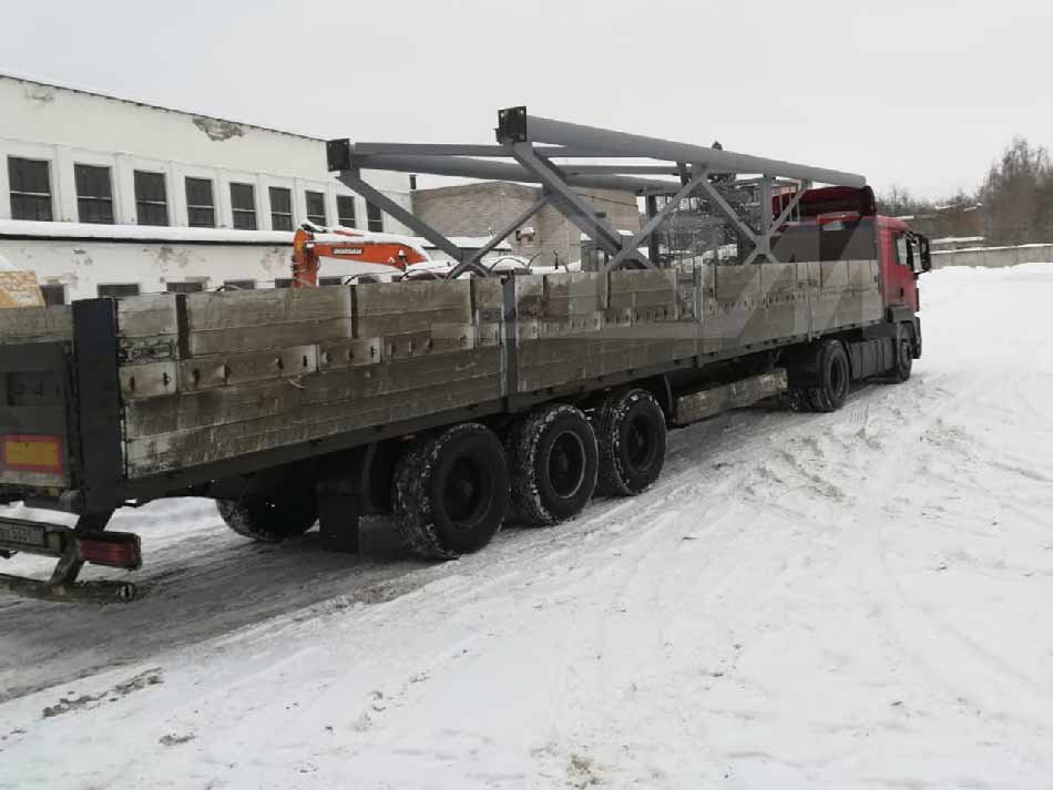 Опорные металлоконструкции силоса